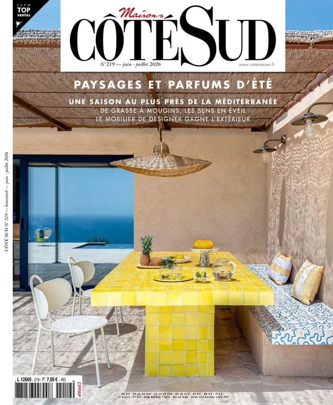 Couverture du magazine Maisons Côté Sud, numéro 219, juin-juillet 2026